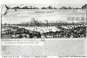 Le Grand Incendie de Londres en 1666